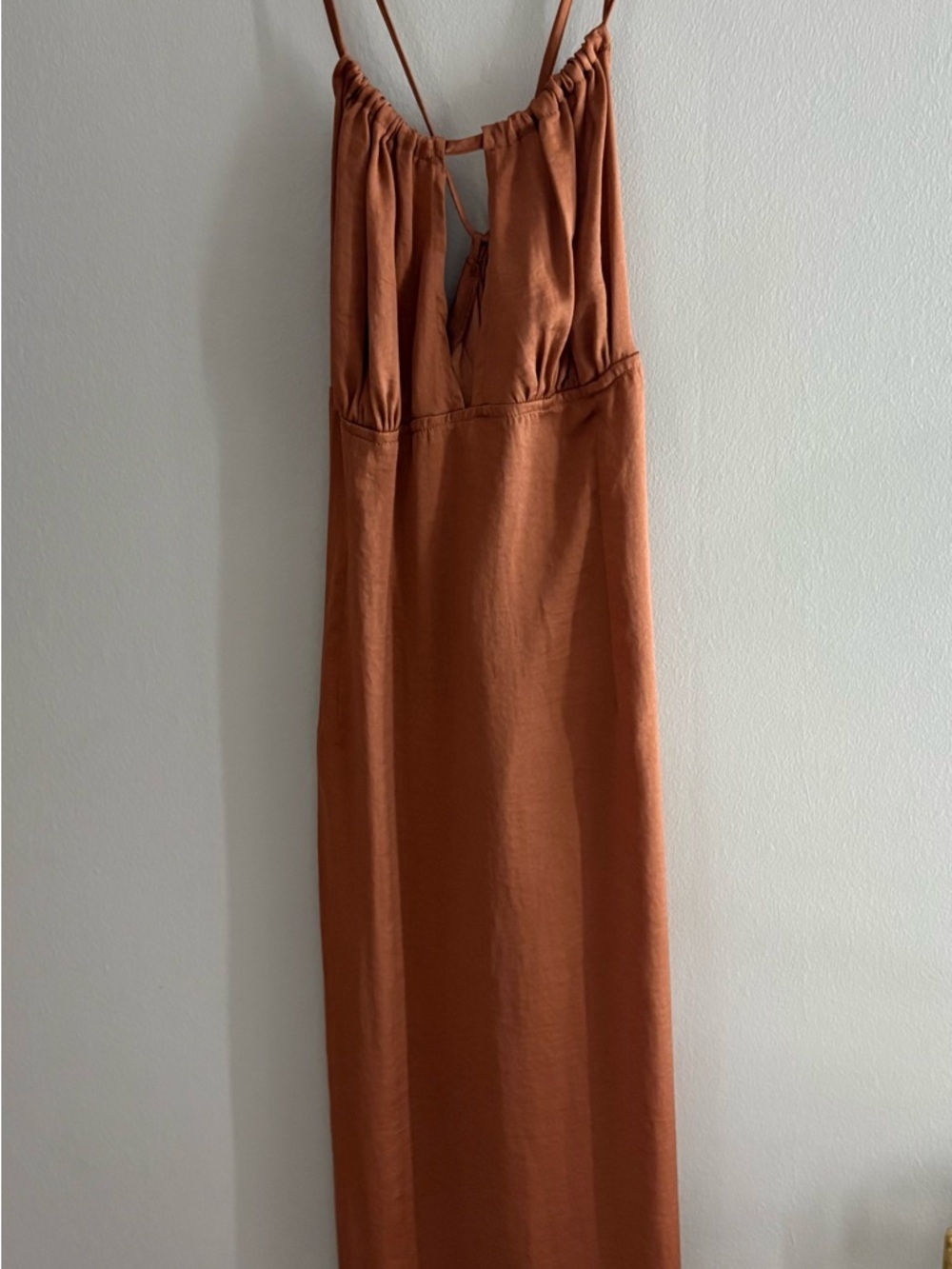Cupshe - Caramel Slip Dress - Picture 3 of 4